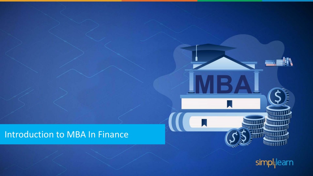 Introduction to mba in finance